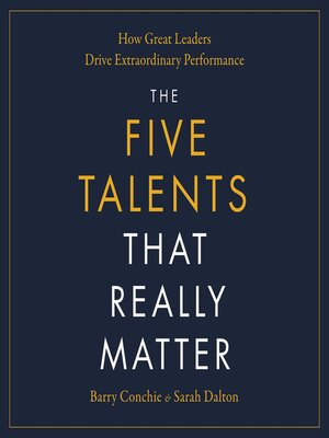 The Five Talents That Really Matter - Audiobook